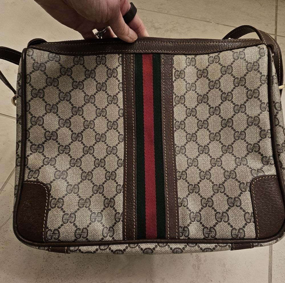 GUCCI Vintage 1970s Ophidia Shoulder Bag - Picture 2 of 11